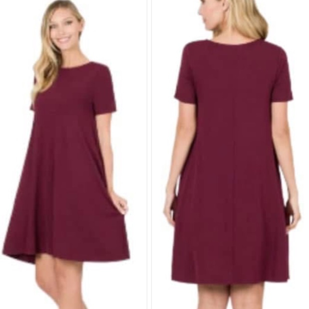 EC Zenana Premium Shade of Purple Dress Size 1X